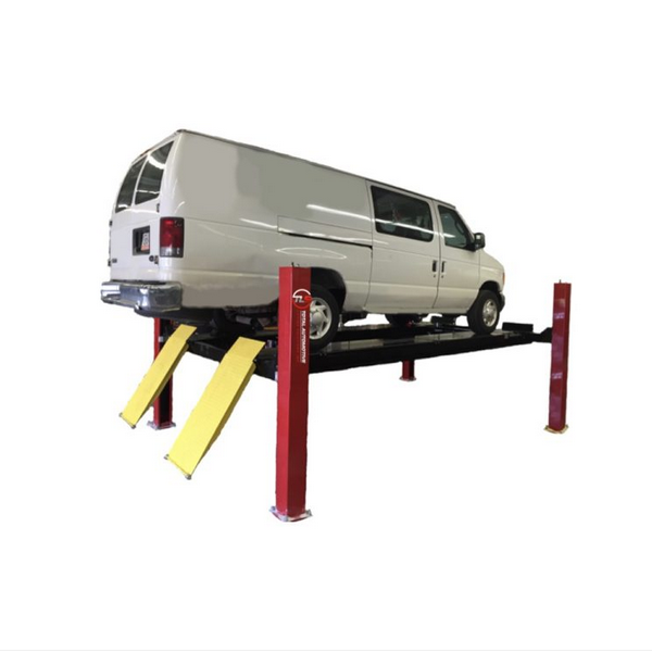 VÉRIN DE SERVICE 4 COLONES TLS AVANT FERMÉ "FLAT DECK" EXTENDED - CAPACITÉ 15 000 LBS. - CERTIFIÉ ALI