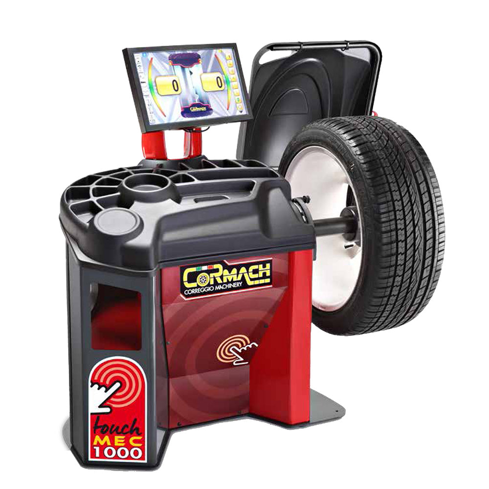 ÉQUILIBREUSE CORMACH MEC 1000 AVEC ÉCRAN TACTILE, LASER & SONAR